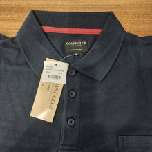 Load image into Gallery viewer, COAST CLUB POLO SHIRT NAVY SIZE XL BX0010 CLEARANCE