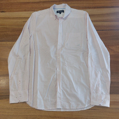 BLAZER L/S SHIRT WHITE/RED CHECK BX2128 CLEARANCE