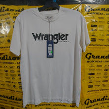 Load image into Gallery viewer, WRANGLER MENS TSHIRT WHITE CLEARANCE BX2105 CLEAR1004 size L