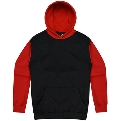 RMFL RMNA SUPPORTER HOODYS NO LOGO BLACK/RED RMFL0010