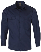 Load image into Gallery viewer, AIW WT02 COTTON WORK SHIRT Navy Clearance  Size 7XL BX0008