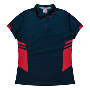 MBHS0009 AP POLO NAVY/RED - LADIES SIZE 4 - 26