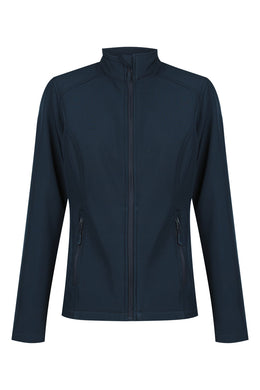 MBHS0019 AP SOFT SHELL JACKET NAVY - LADIES SIZE 8 - 26