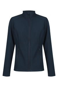 MBHS0019 AP SOFT SHELL JACKET NAVY - LADIES SIZE 8 - 26