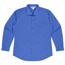 Load image into Gallery viewer, MBHS0030 AP LONG SLEEVE SHIRT MID BLUE - MEN&#39;S SIZE XXS - 5XL