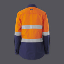 Load image into Gallery viewer, KingGee K44227 Women’s  Workcool Hi Vis Reflective Shirt Long Sleeve